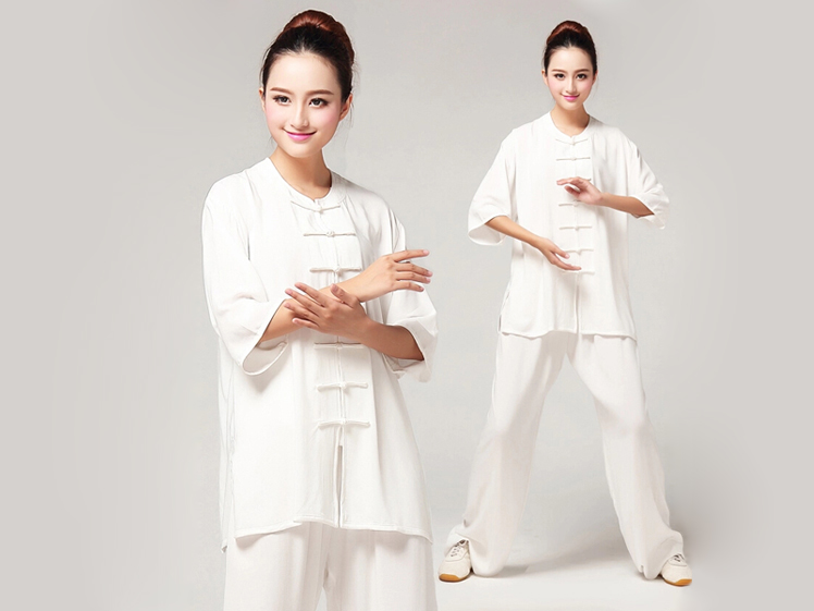 Tai Chi Clothing Long-sleeve Casual Style Linen Suit